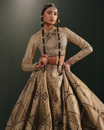 Load image into Gallery viewer, Mohsin Naveed Ranjha – Brown silk | MNR-Bs-218