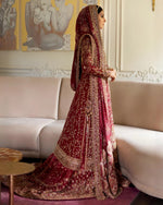 Load image into Gallery viewer, Farah Talib Aziz – Mehr Un Nissa Scarlett Bridal | FTA-Meh-043