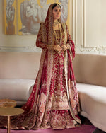 Load image into Gallery viewer, Farah Talib Aziz – Mehr Un Nissa Scarlett Bridal | FTA-Meh-043