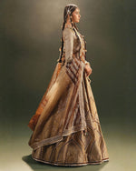 Load image into Gallery viewer, Mohsin Naveed Ranjha – Brown silk | MNR-Bs-218
