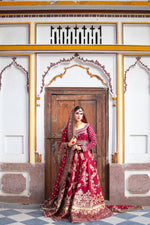 Load image into Gallery viewer, Mohsin Naveed Ranjha - Barat CHANDNI |MNR-Red-445