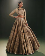 Load image into Gallery viewer, Mohsin Naveed Ranjha – Brown silk | MNR-Bs-218