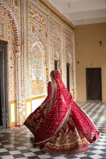 Load image into Gallery viewer, Mohsin Naveed Ranjha - Barat CHANDNI |MNR-Red-445