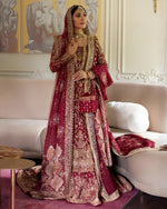 Load image into Gallery viewer, Farah Talib Aziz –  Mehr Un Nissa Scarlett Bridal | FTA-Meh-043