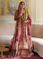 Load image into Gallery viewer, Farah Talib Aziz –  Mehr Un Nissa Scarlett Bridal | FTA-Meh-043