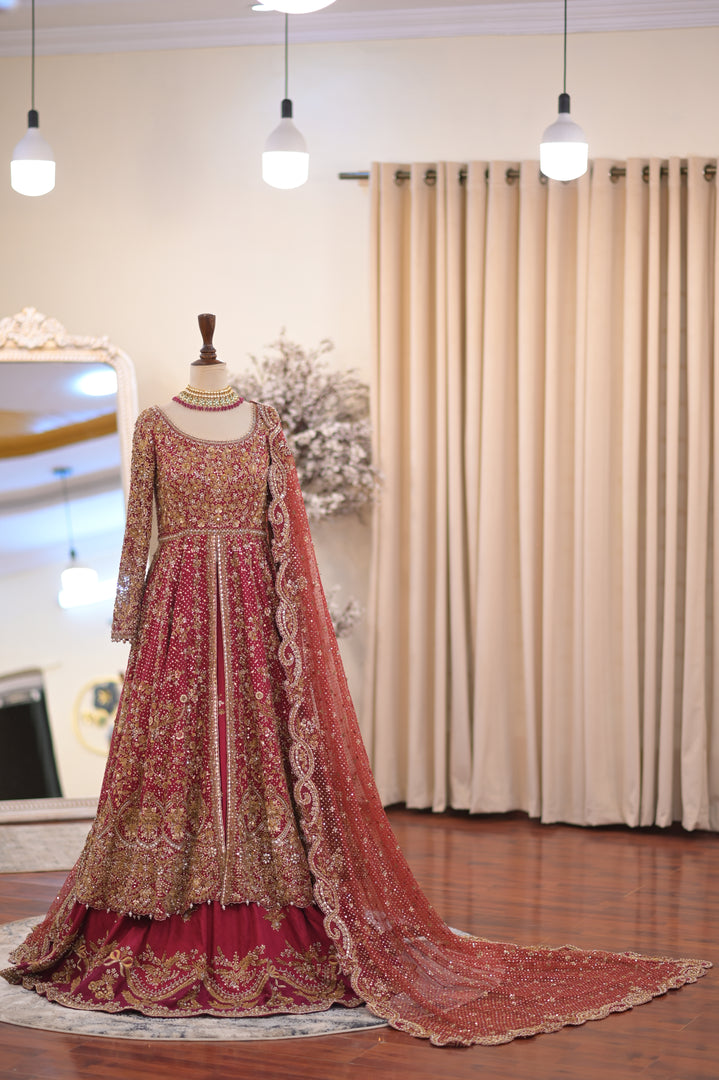 SANIYA Maskatiya – Red Bridal | SM-Rb-046