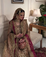 Load image into Gallery viewer, Haris Shakeel - Nude Gold French  | HS-NGF-085