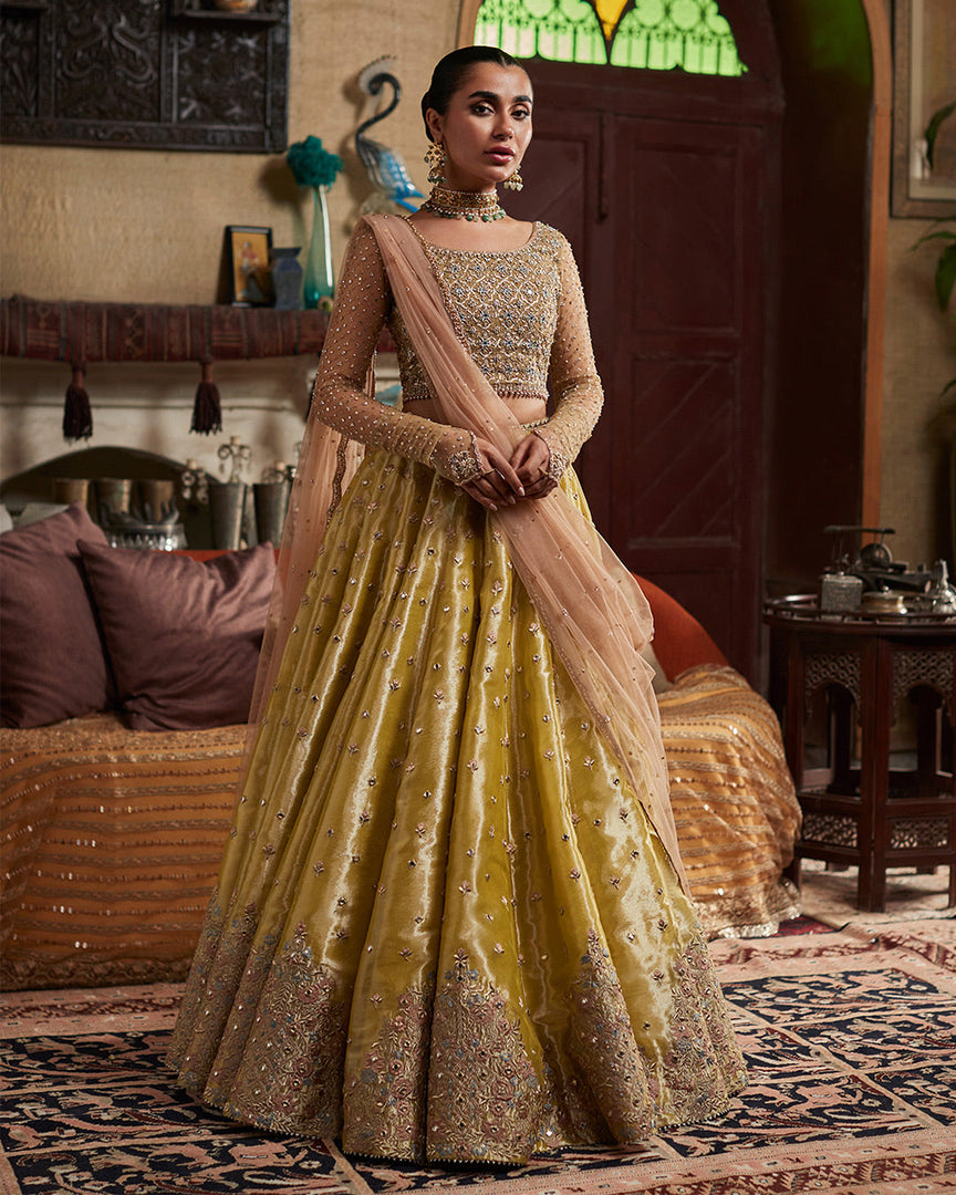 FAIZA SAQLAIN – Green Lime | FS-Gl-219