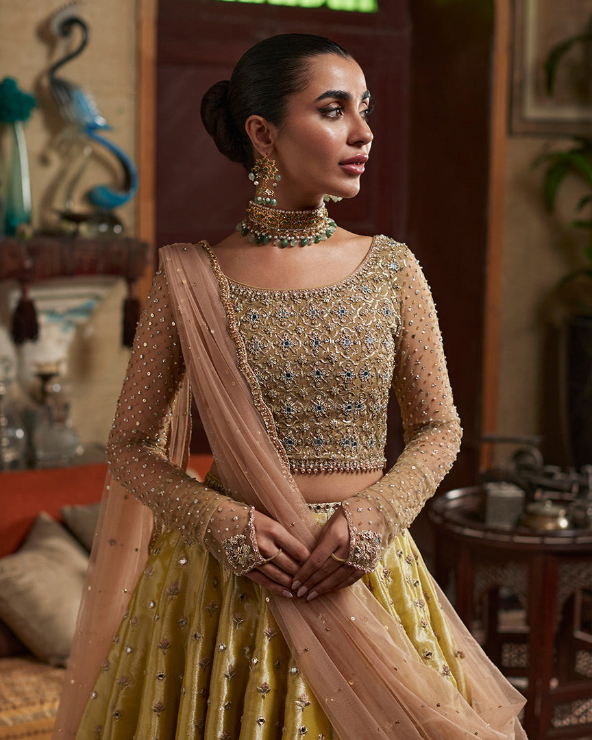 FAIZA SAQLAIN – Green Lime | FS-Gl-219
