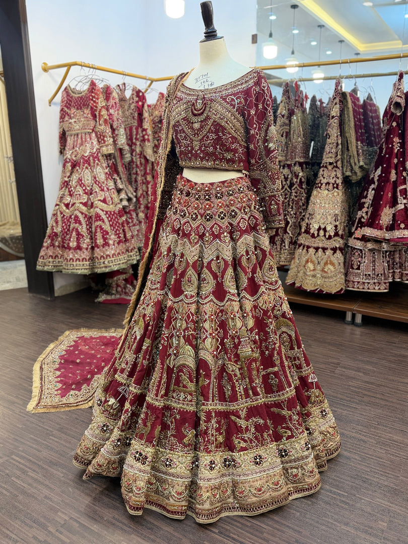Mohsin Naveed Ranjha Heritage Mehroon | MNR-RH-193