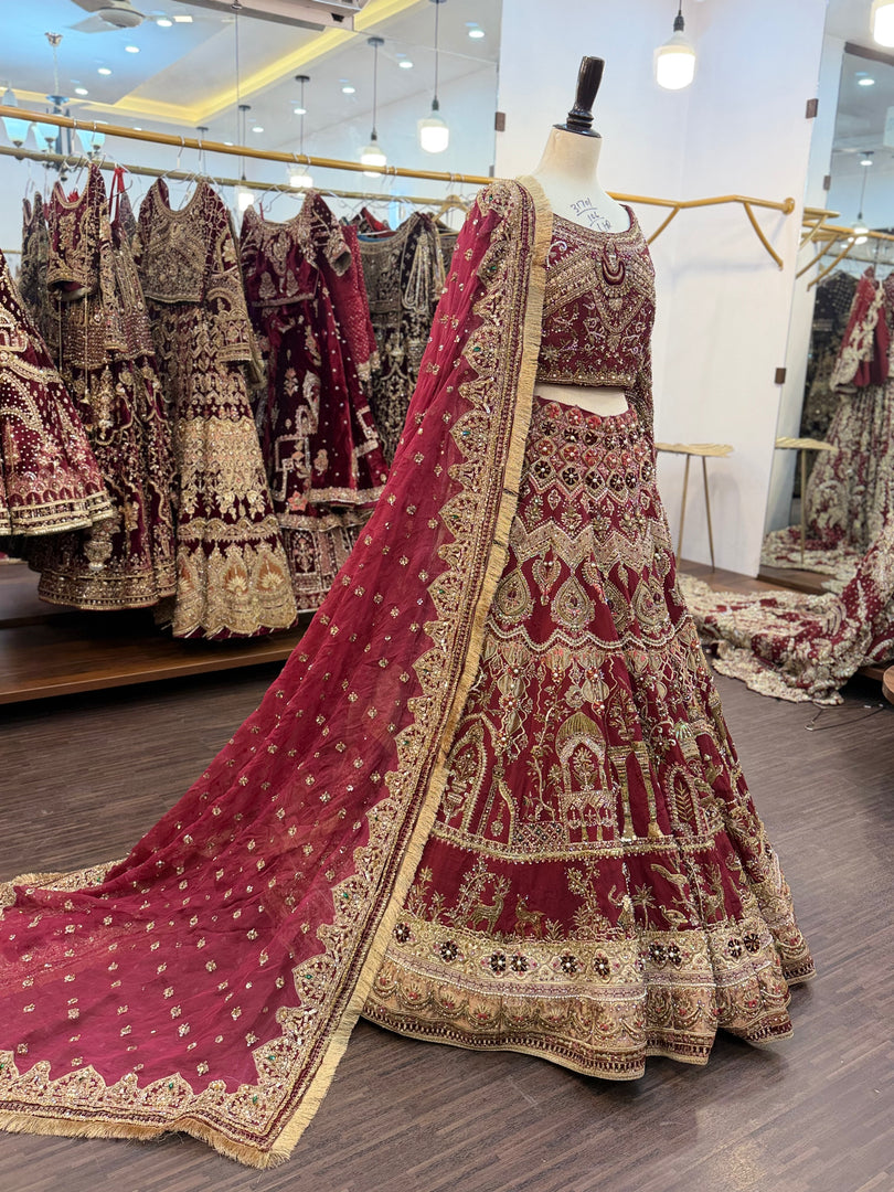 Mohsin Naveed Ranjha Heritage Mehroon | MNR-RH-193