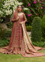 Load image into Gallery viewer, Farah Talib Aziz- Dil Ras Panelled Farshi Lengha | FTA-Drp-040