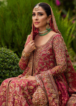Load image into Gallery viewer, Farah Talib Aziz- Dil Ras Panelled Farshi Lengha | FTA-Drp-040