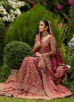 Load image into Gallery viewer, Farah Talib Aziz- Dil Ras Panelled Farshi Lengha | FTA-Drp-040