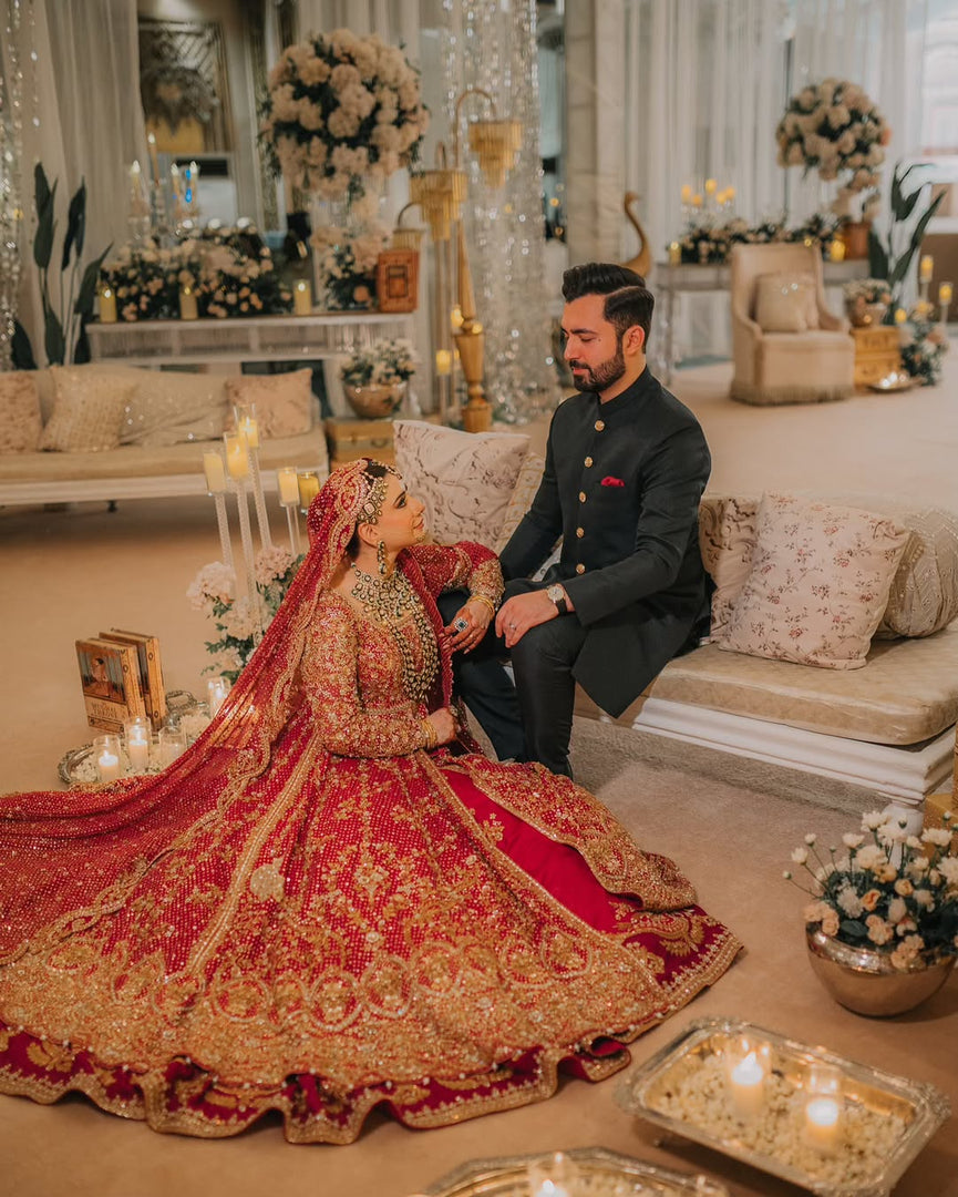SANIYA Maskatiya – Red Bridal | SM-Rb-046