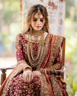 Load image into Gallery viewer, Zeeshan Danish – Red Classic Farshi | ZD-Rcf-059