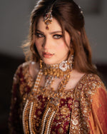 Load image into Gallery viewer, Zeeshan Danish – Red Classic Farshi | ZD-Rcf-059