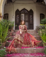 Load image into Gallery viewer, Zeeshan Danish – Red Classic Farshi | ZD-Rcf-059