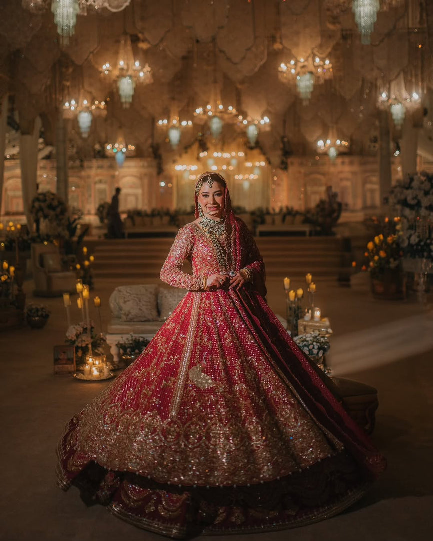 SANIYA Maskatiya – Red Bridal | SM-Rb-046