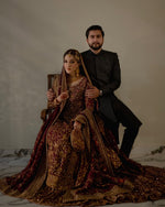 Load image into Gallery viewer, Haris Shakeel – Bridal with Heavy Dupatta | HS-Bhd-049