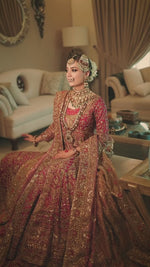 Load and play video in Gallery viewer, Honey Waqar - Bridal | HW-BRI-752