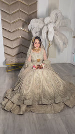 Load and play video in Gallery viewer, Faiza Saqlain – White Mahra | FS-WMA-719
